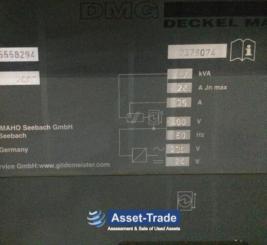 DMG DECKEL MAHO DMU 50 aus zweiter Hand günstig kaufen | Asset-Trade